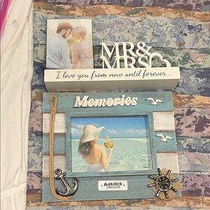 Beach Themed Photo Frame Set